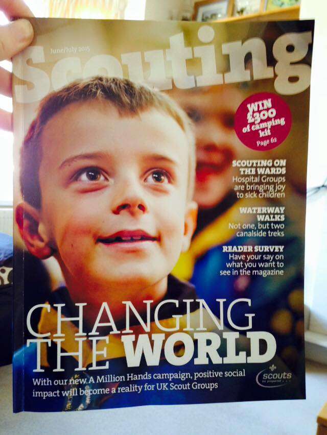 Worthgate Feature in Scouting Magazine and Grab Front Cover!