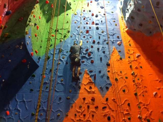 District Explorers visit Kent Scout Climbing Barn