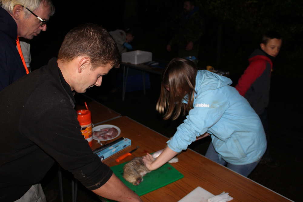 Scouts survive a night away from home 